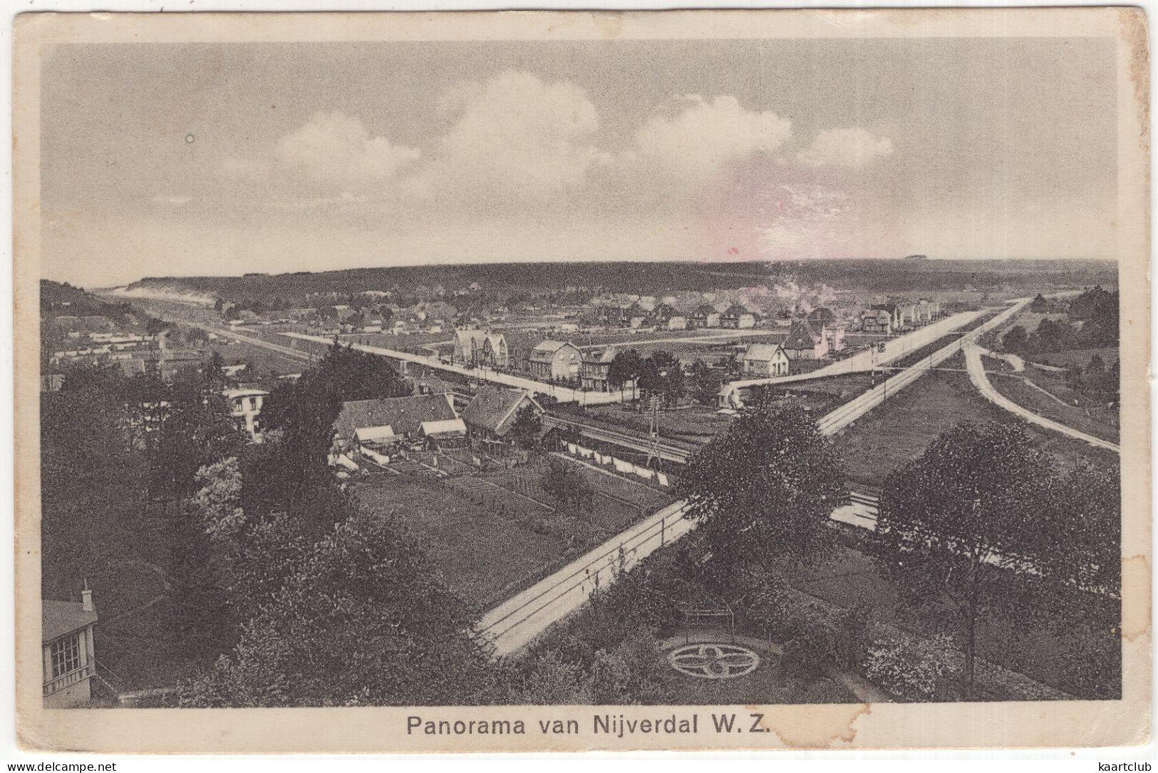 Panorama Van Nijverdal W.Z - (Overijssel, Nederland/Holland) - Uitg.: H.Korver, Nijverdal - Nijverdal