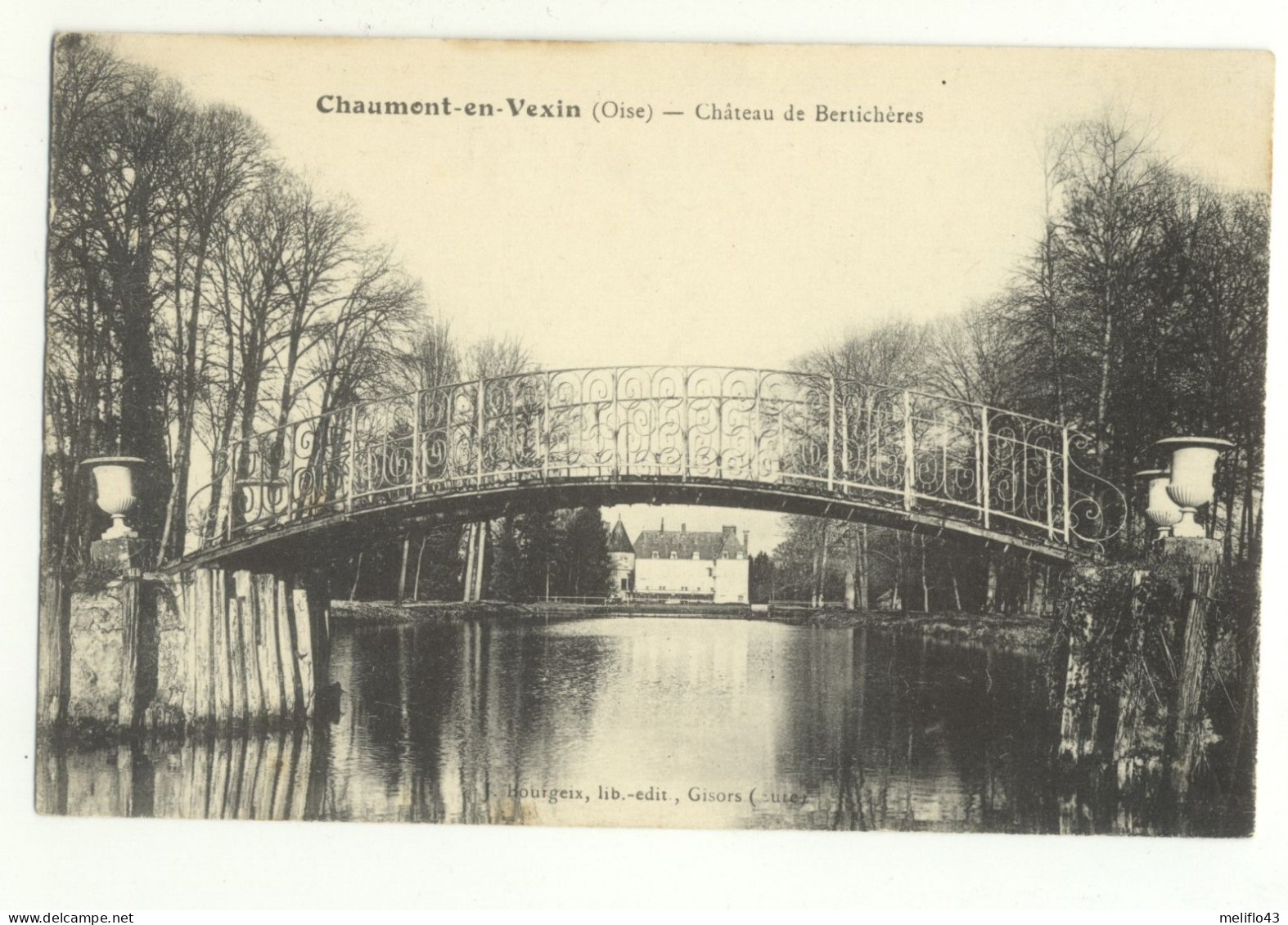 60/CPA - Chaumont En Vexin - Chateau De Bertichères - Chaumont En Vexin