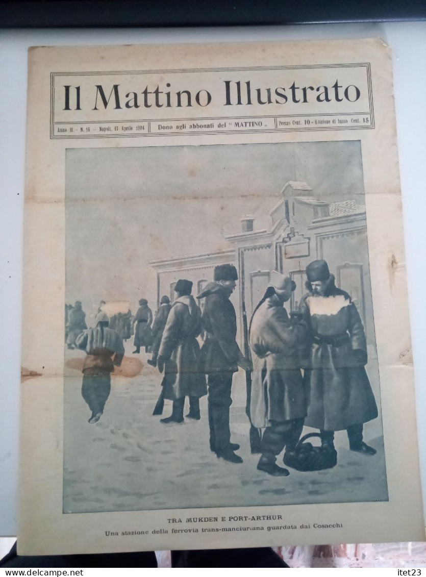 IL MATTINO ILLUSTRATO -ANNO II -N 16 - 17APRILE-1904 - First Editions