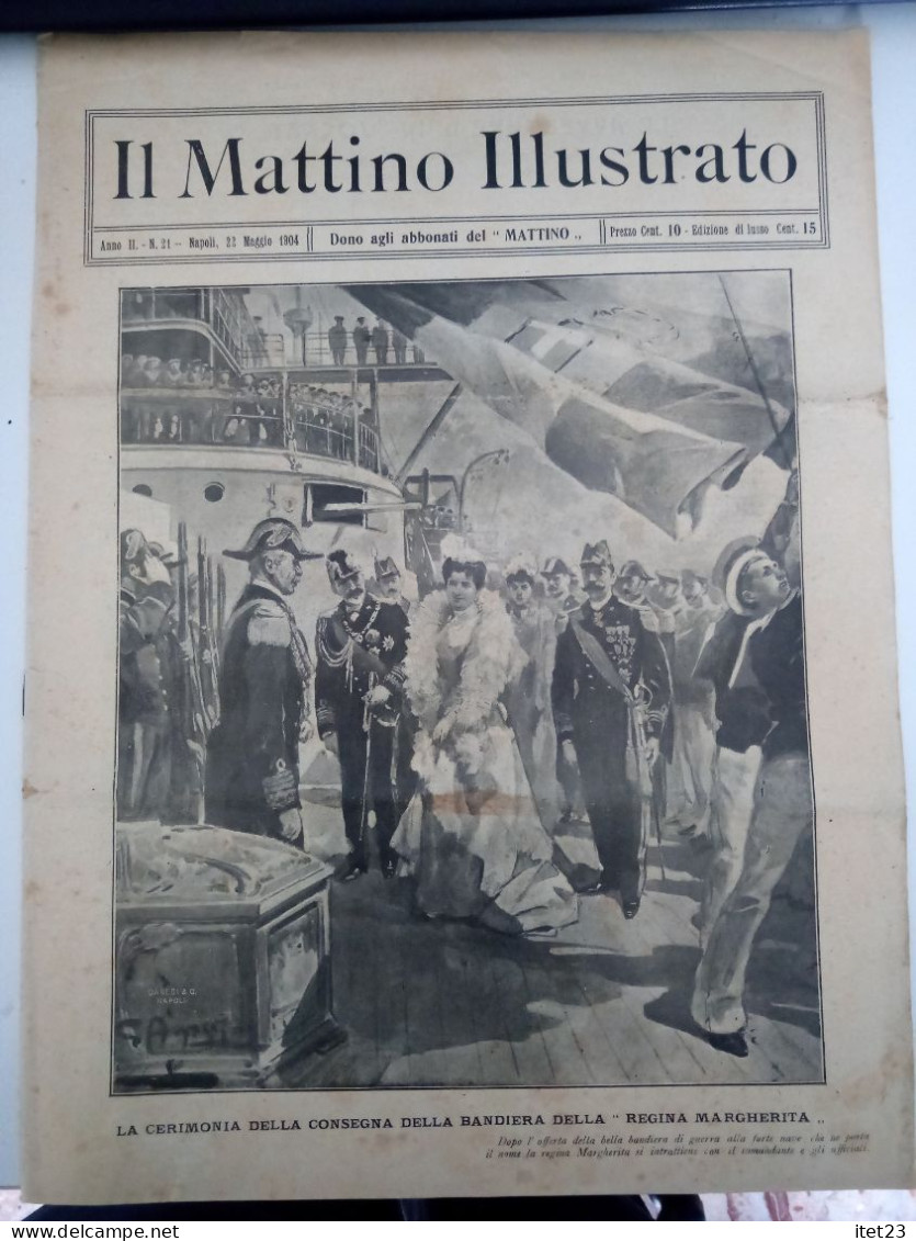 IL MATTINO ILLUSTRATO -ANNO II -N 21-22 MAGGIO-1904 - Prime Edizioni