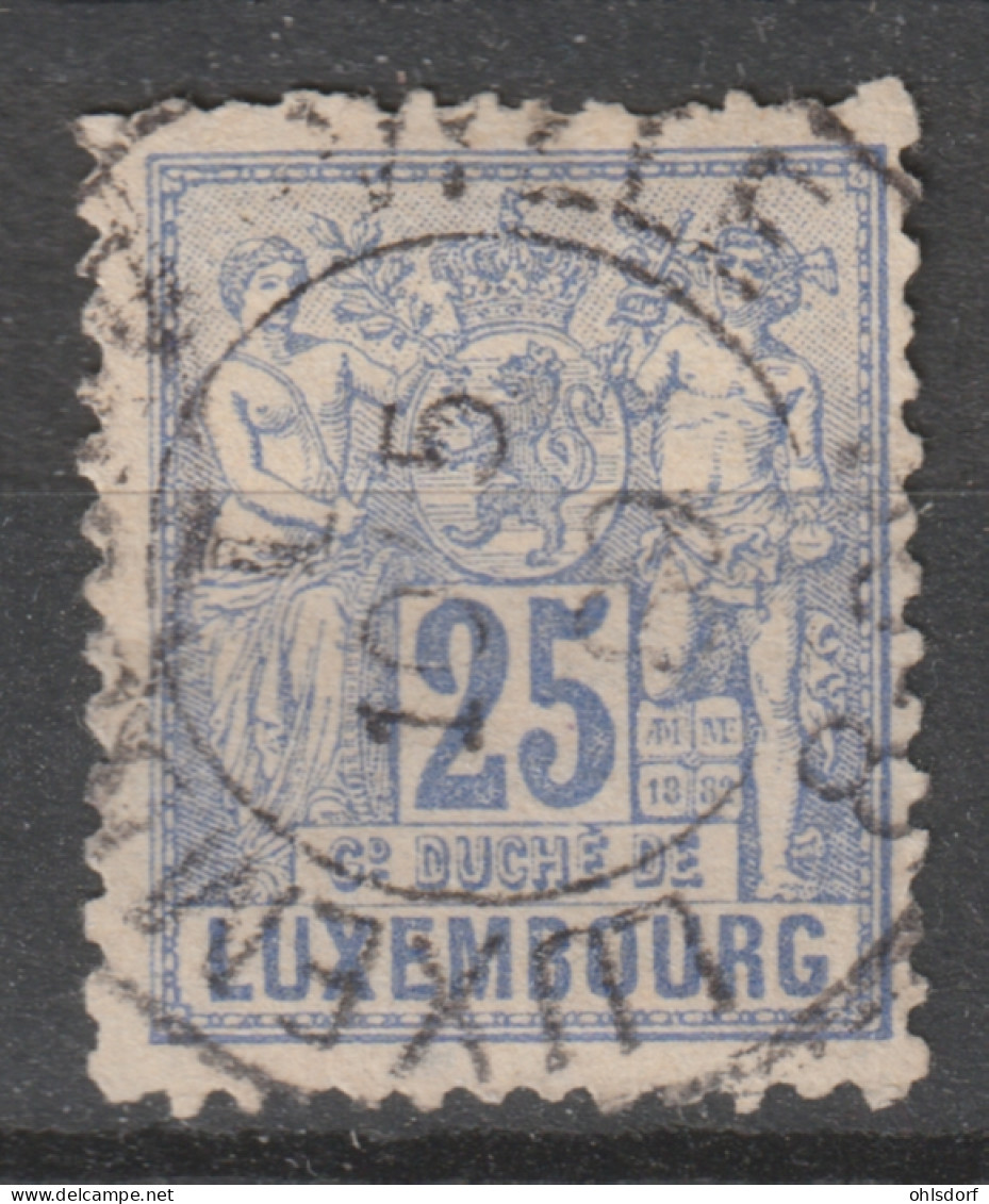LUXEMBOURG 1882: YT 54, O - LIVRAISON GRATUITE A PARTIR DE 10 EUROS - 1882 Allegorie