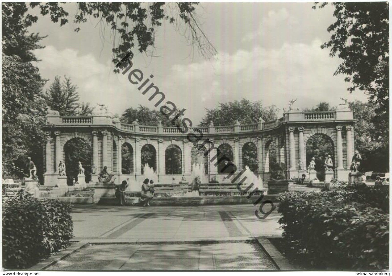 Berlin - Märchenbrunnen - Foto-AK Grossformat - Verlag H. Sander KG Berlin - Friedrichshain