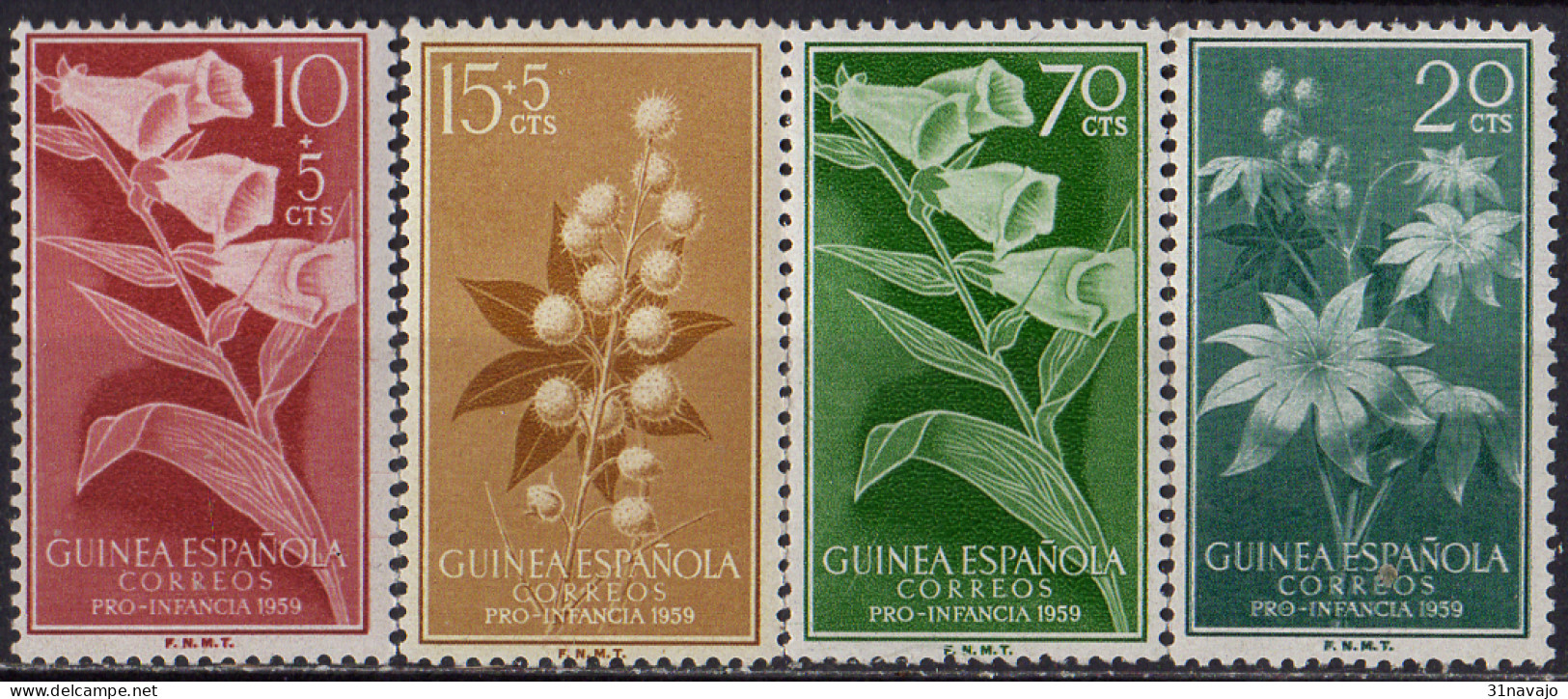 GUINEE ESPAGNOLE - Fleurs - Guinea Española