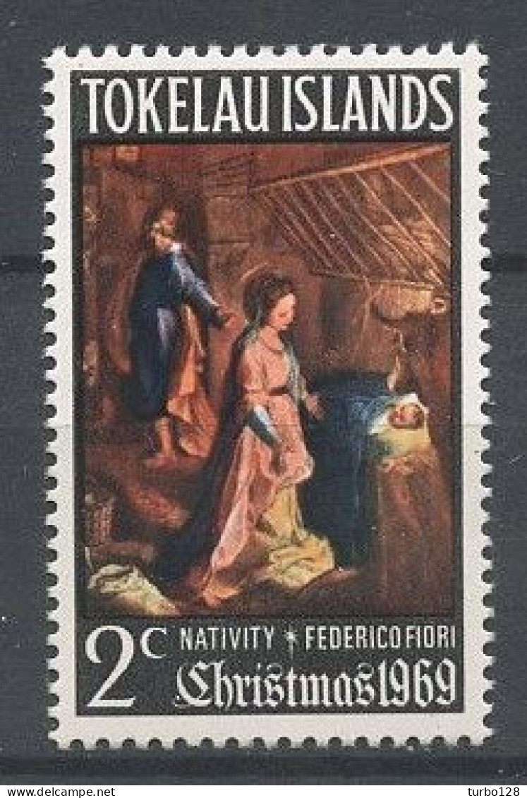 TOKELAU 1969 N° 20 ** Neuf MNH Superbe Noël Christmas La Nativité De Federico Fiort Peinture Painting - Tokelau