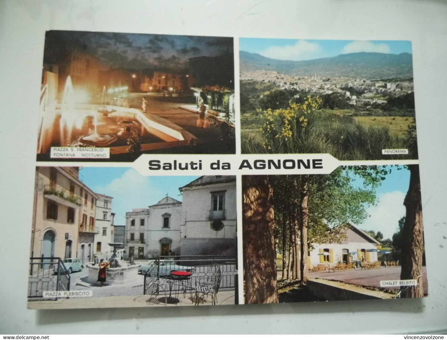 Cartolina Viaggiata "Saluti Da AGNONE" Vedutine 1973 - Isernia