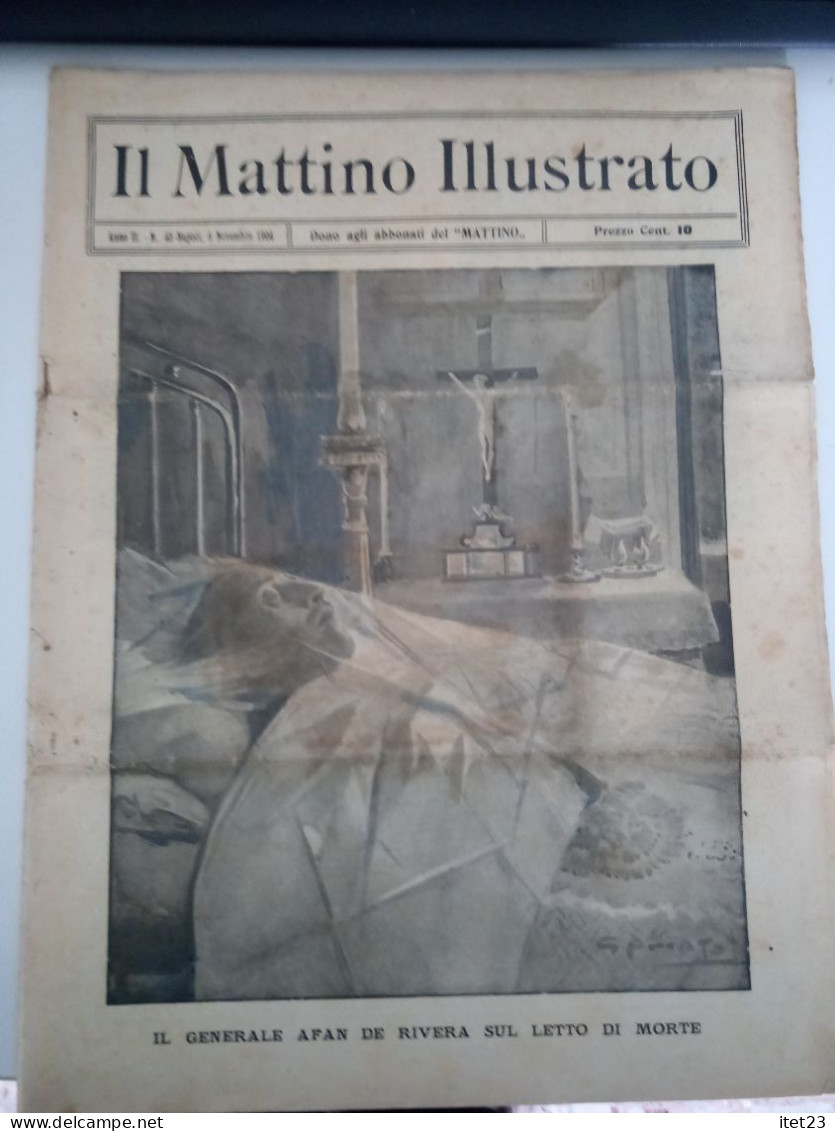 IL MATTINO ILLUSTRATO -ANNO II -N 45- 6 NOVEMBRE-1904 - Premières éditions