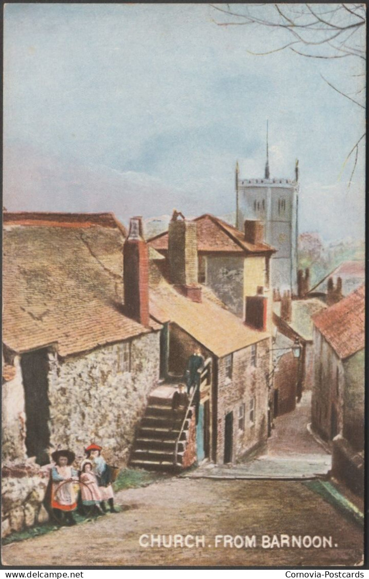 Church From Barnoon, St Ives, Cornwall, C.1905-10 - Hildesheimer Postcard - St.Ives