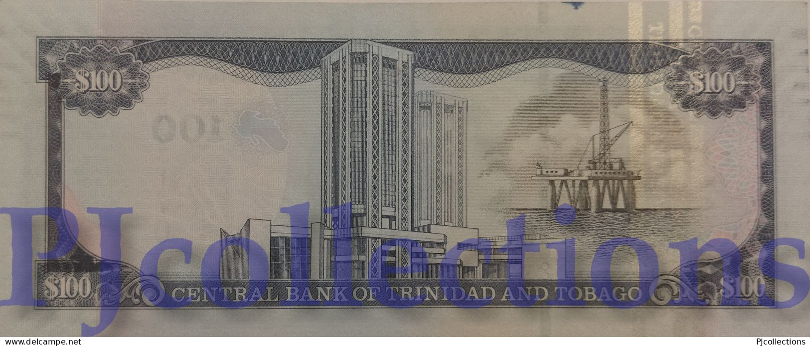 TRINIDAD & TOBAGO 100 DOLLARS 2006 PICK 51a AU/UNC - Trindad & Tobago