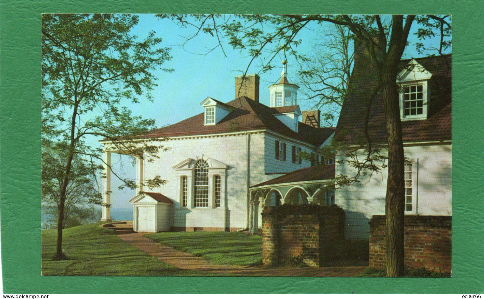 USA Ca. 1970 Superb Mint Coloured Pc „The MOUNT VERNON Mansion, North End“ - Virginia Beach