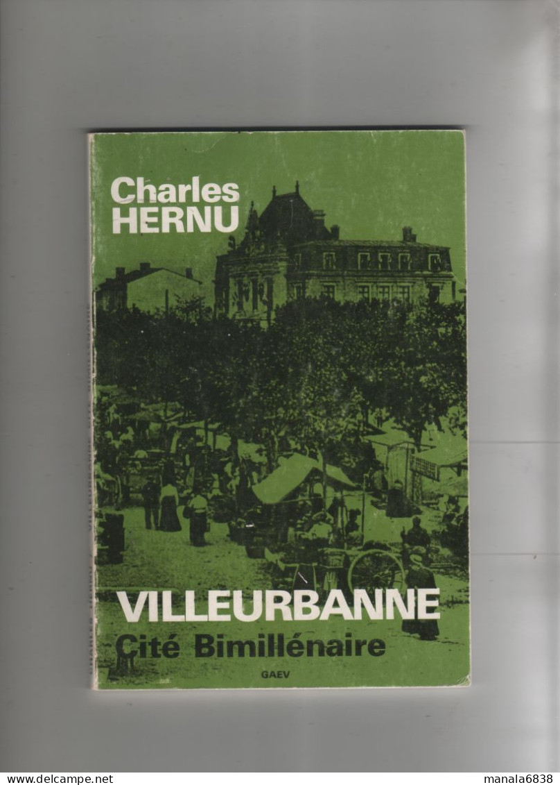 Villeurbanne Cité Bimillénaire Charles Hernu Dédicace 1977 GAEV - Rhône-Alpes