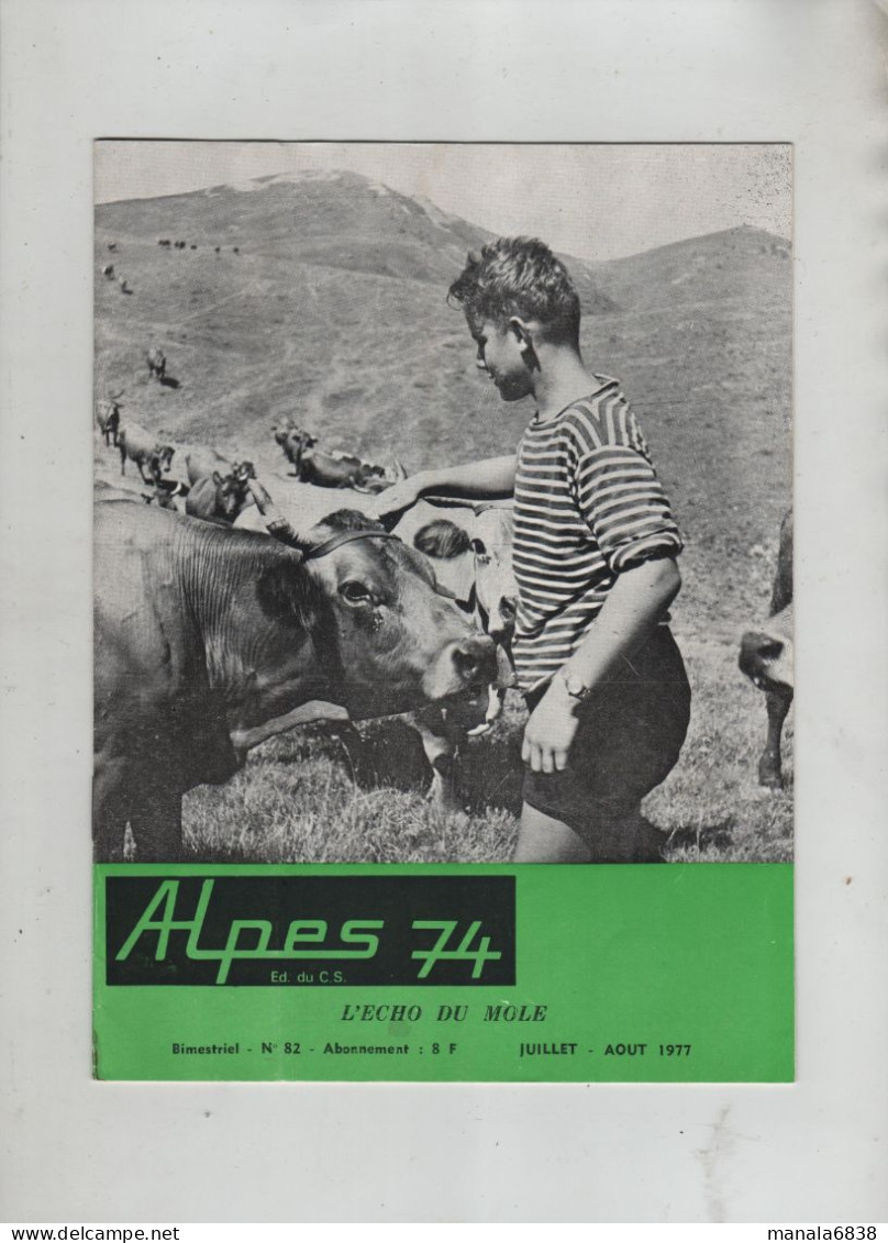 Alpes 74 L'Echo Du Mole 1977 Nombreuses Publicités Internes - Alpes - Pays-de-Savoie