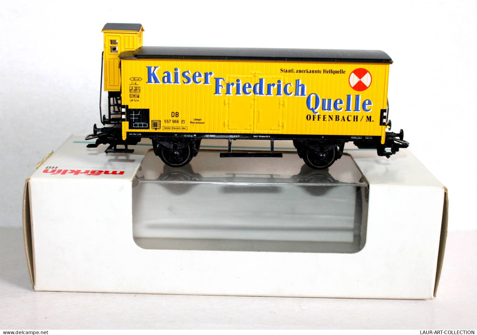 MARKLIN HO, N°4890 WAGON FRIGORIFIQUE KAISER FRIEDRICH OFFENBACH MINIATURE TRAIN - MODELE FERROVIAIRE (1505.43) - Vagoni Merci