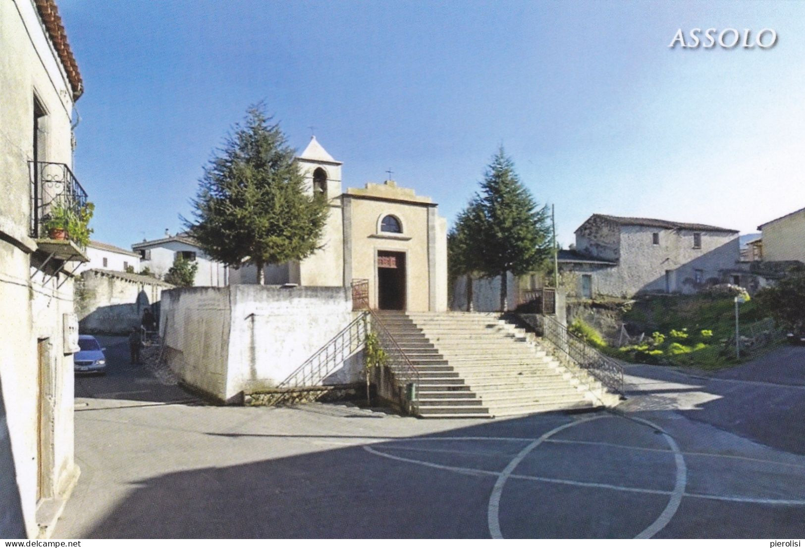 (QU714) - ASSOLO (Oristano) - Via Santa Maria E Chiesa Parrocchiale - Oristano