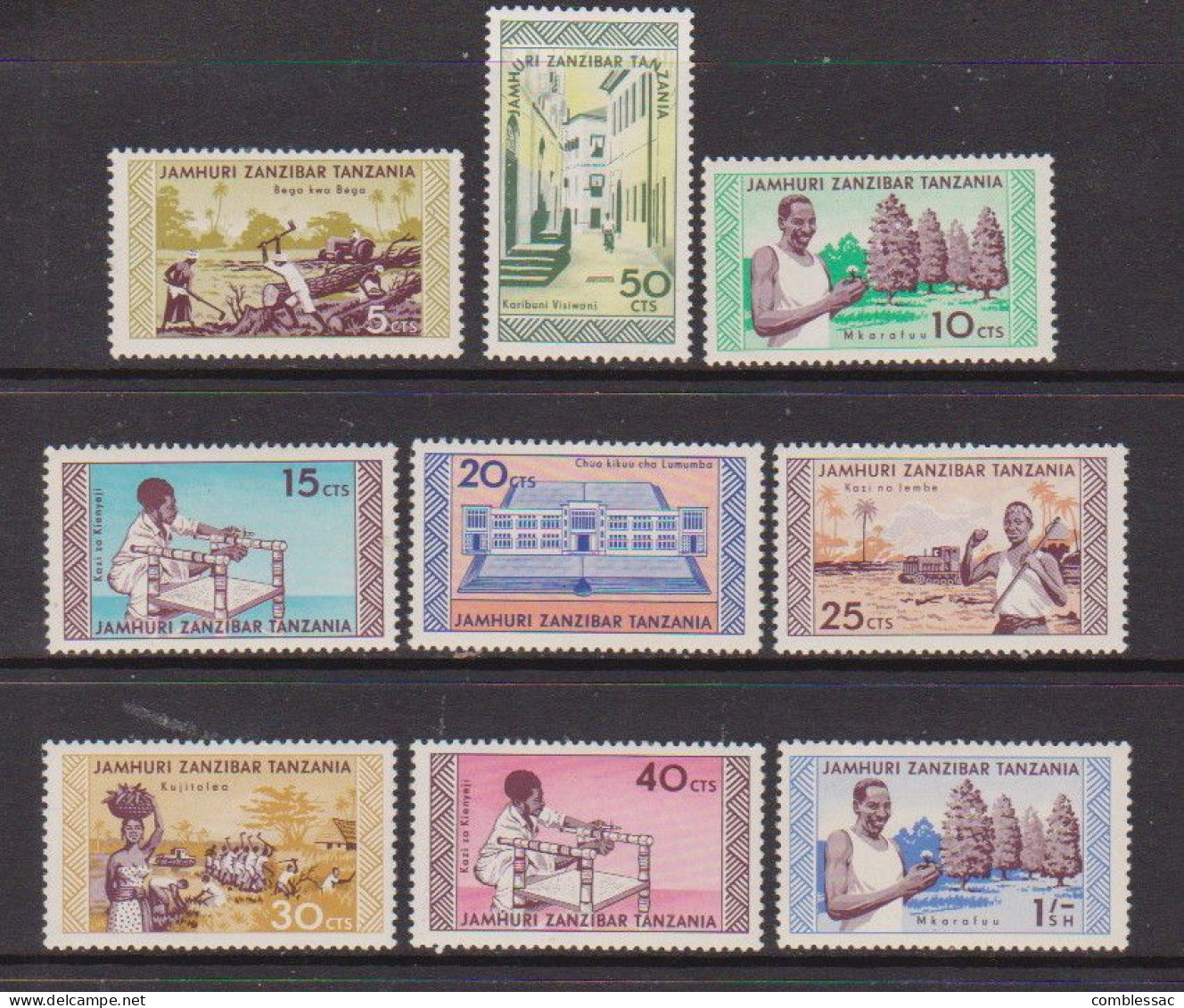 ZANZIBAR    1966    Various  Designs    Part  Set  Of  9    MNH - Zanzibar (1963-1968)