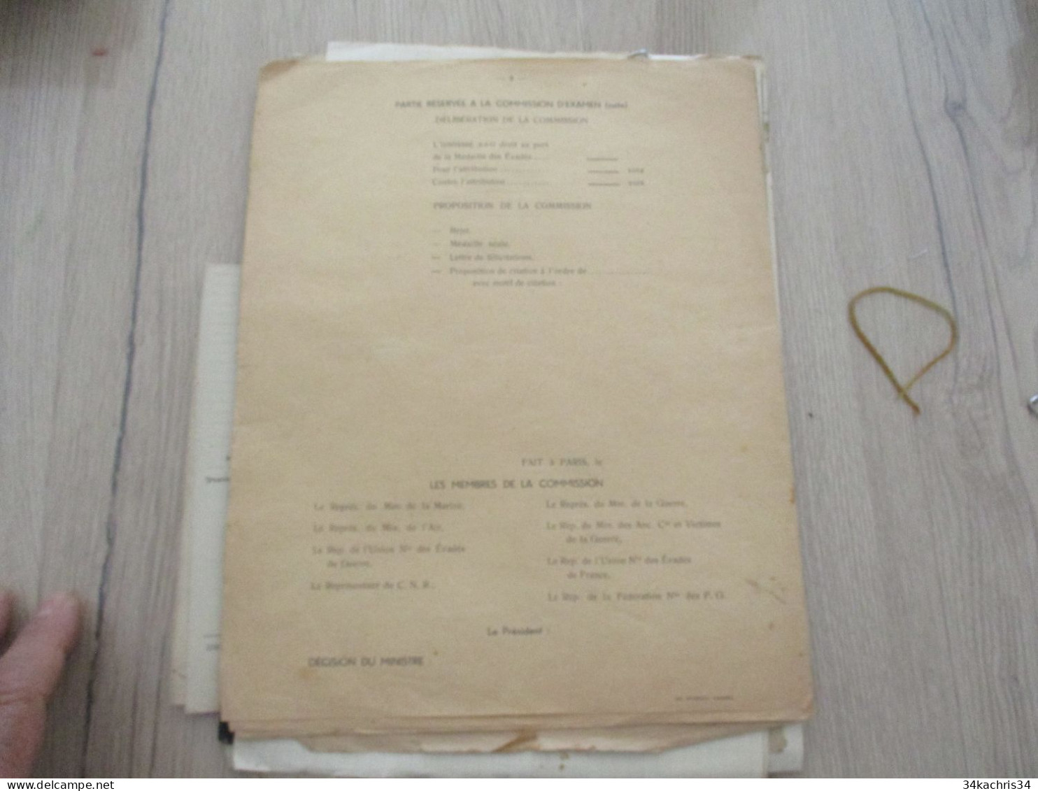 militaria Guerre 39/45 C.LESAGE importante archive photo lettres dossier militaire  prisonniers de guerre