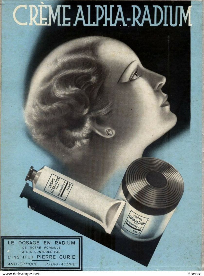 Crème Alpha-Radium Publicité - Advertising (Photo) - Objects