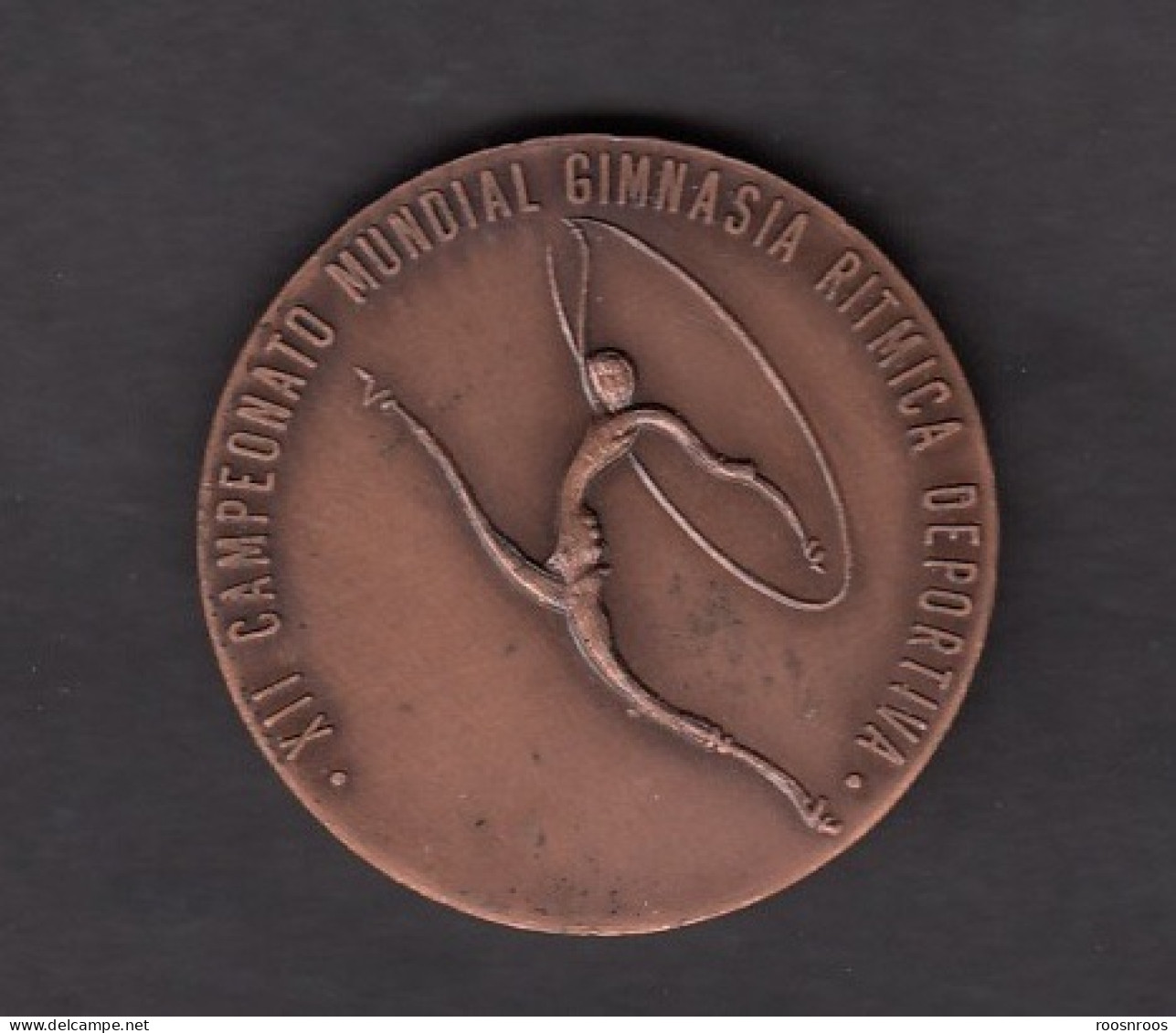 GYMNASTIQUE -  MEDAILLE METAL - CHAMPIONNAT DU MONDE DE GYMNASTIQUE RYTHMIQUE ET SPORTIVE - VALLADOLID ESPAGNE 1985 - Gymnastique