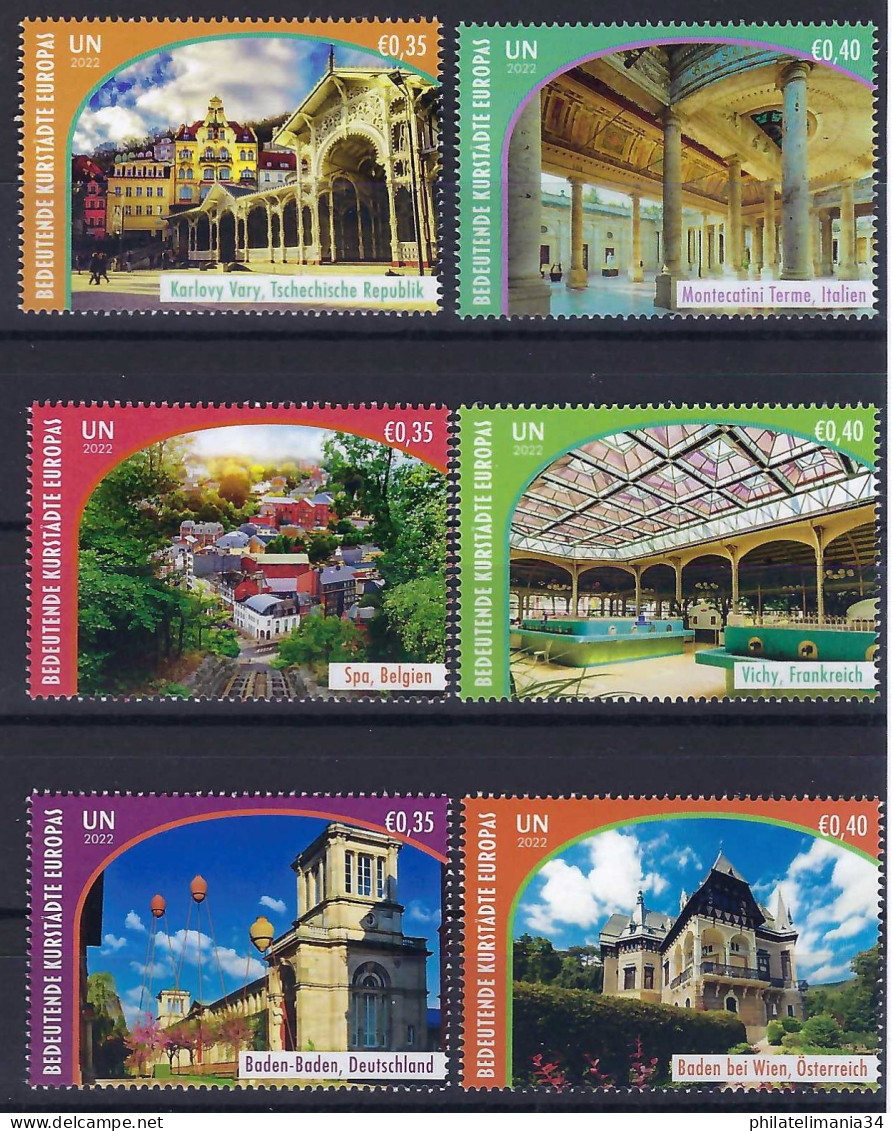 NU 2022 - Bureau De Vienne - Les Grandes Villes D'eau D'Europe (série Issue Du Carnet Prestige) - Unused Stamps