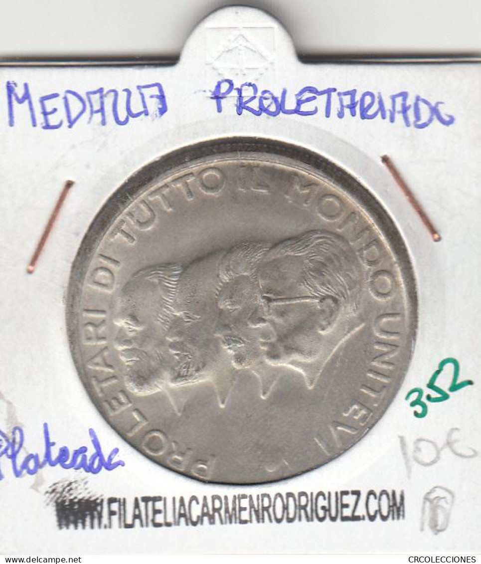 CRM0352 MEDALLA PROLETARIADO PLATA SIN CIRCULAR - Other & Unclassified