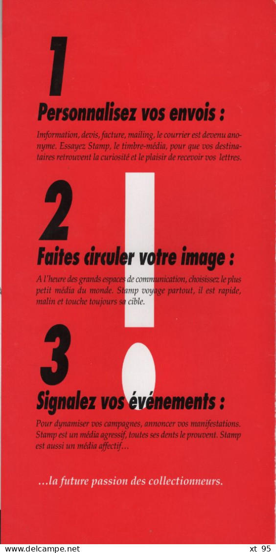 Brochure Le Timbre Media - Bloc 6 Vignettes Banane A L Interieur - Lettere