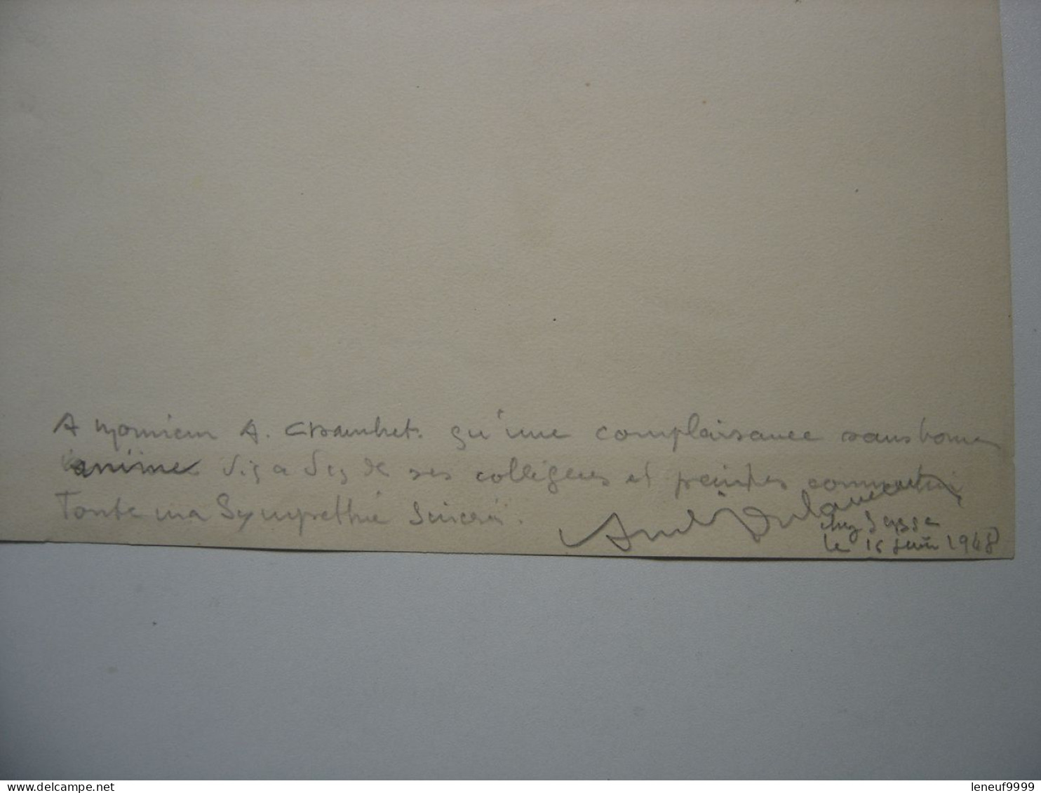 Estampe Signee Numerotee Et Dedicacee 1946 Mendiant A Paris Blvd Des Capucines - Hedendaagse Kunst