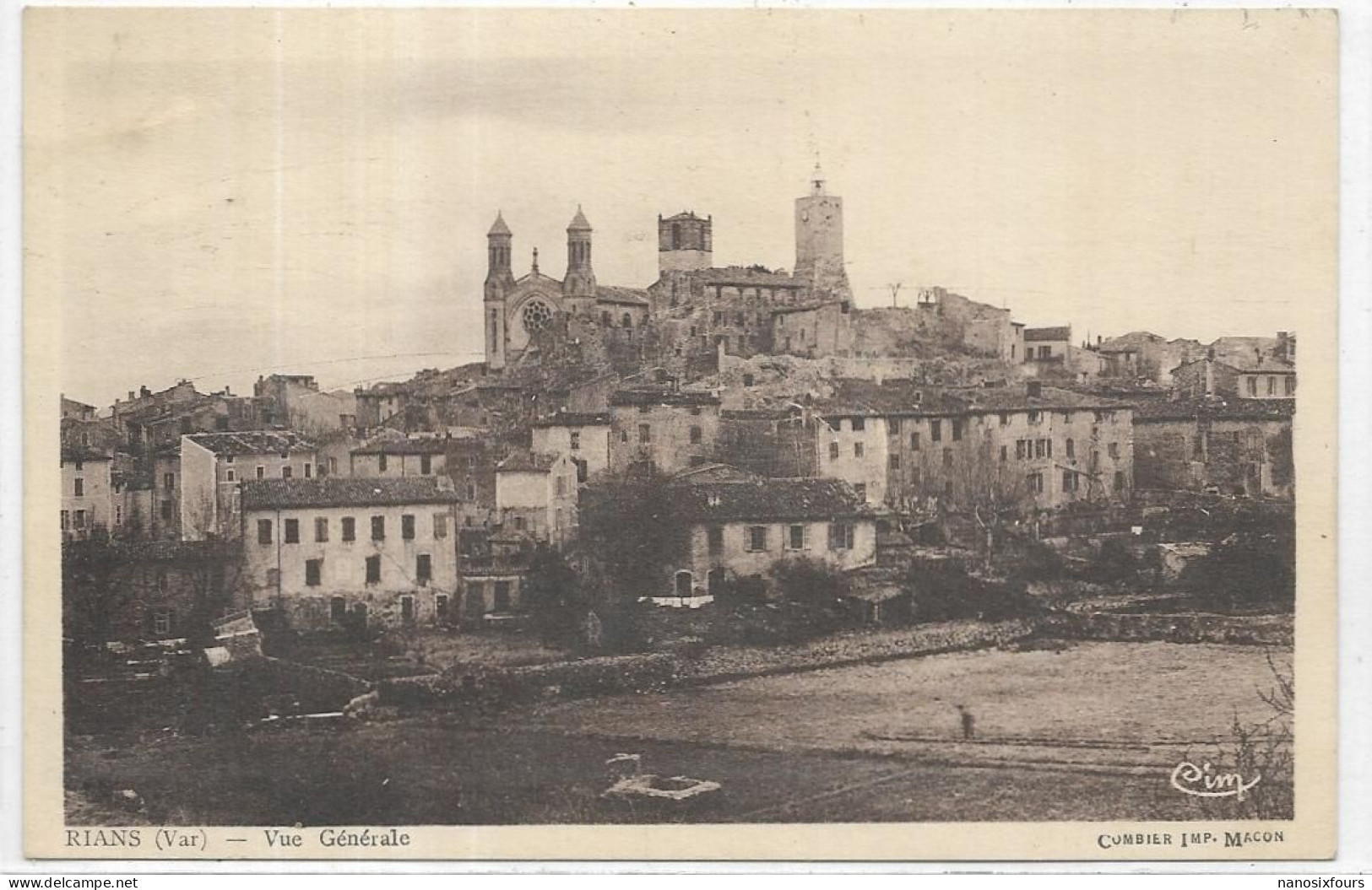 D 83. RIANS. VUE GENERALE - Rians