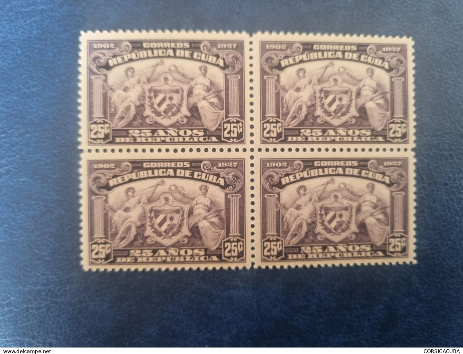 CUBA  NEUF  1927   ANI.  PROCLAMACION  DE  LA  REPUBLICA  //  PARFAIT  ETAT  //  1er  CHOIX  // Goma Original - Unused Stamps