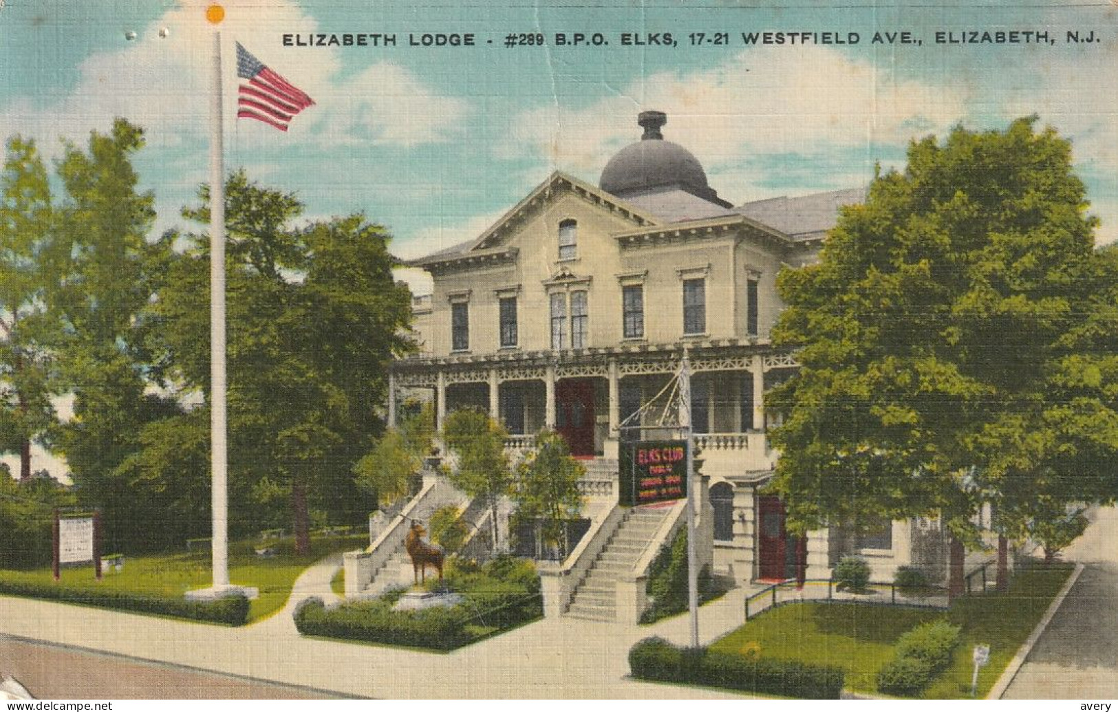 Elizabeth Lodge  -  Westfield Avenue,  Elizabeth, New Jersey Crease - Elizabeth