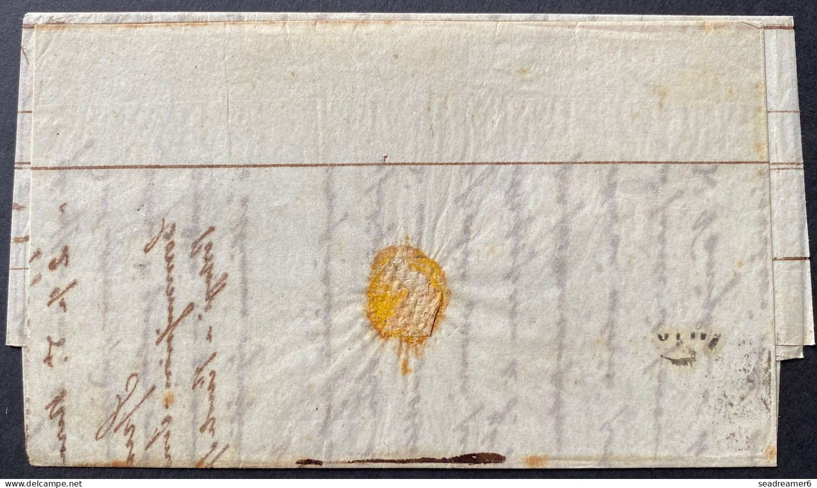 Lettre Grande Bretagne N°27 Paire Oblitérés Dateur/Killer De 1871 A25 De MALTE ( MALTA ) Pour L'Italie NAPOLI Superbe !! - Storia Postale