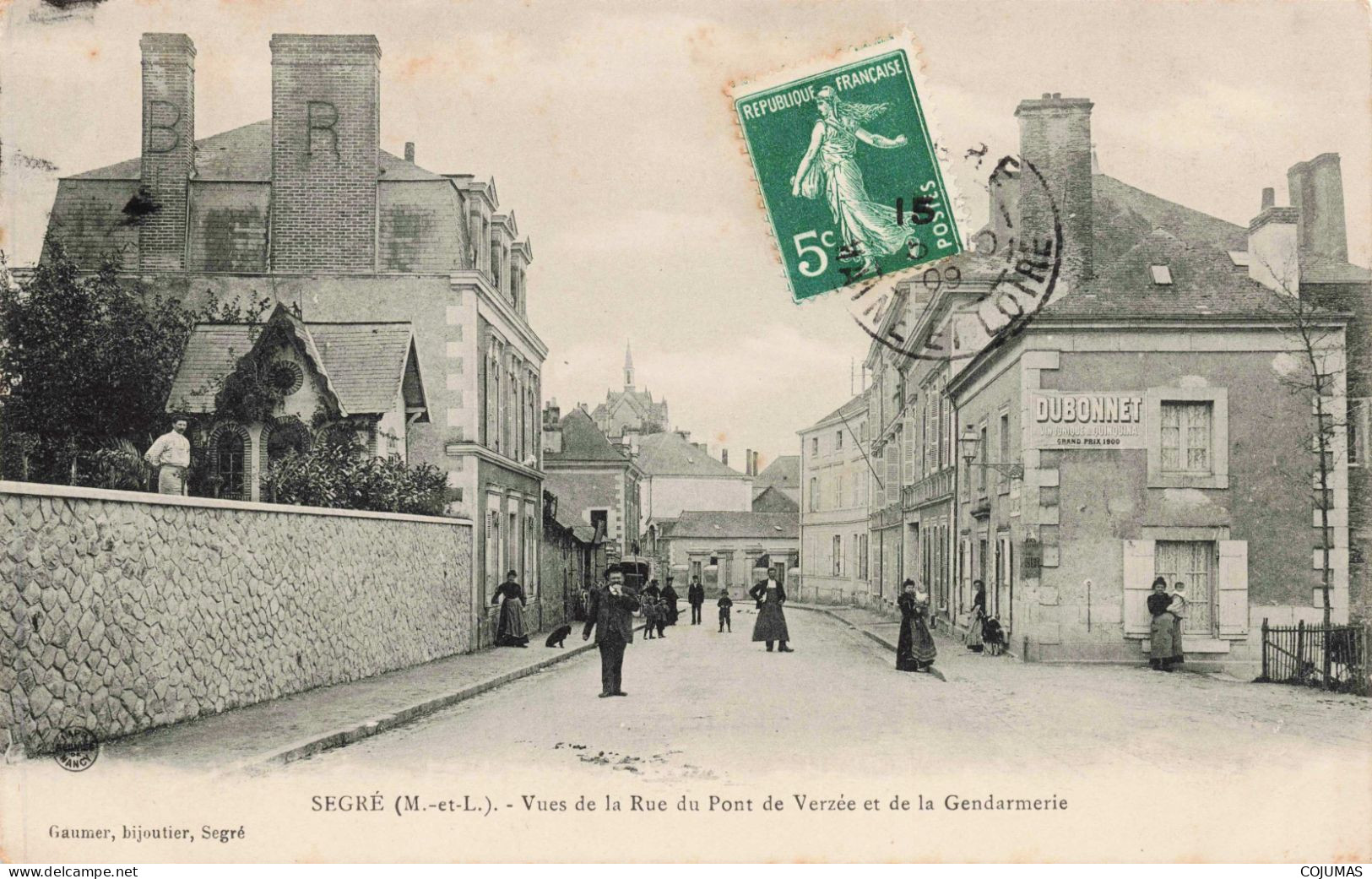 49 - SEGRE - S16923 - Vue De La Rue Du Pont De Verzée Et De La Gendarmerie - L23 - Segre