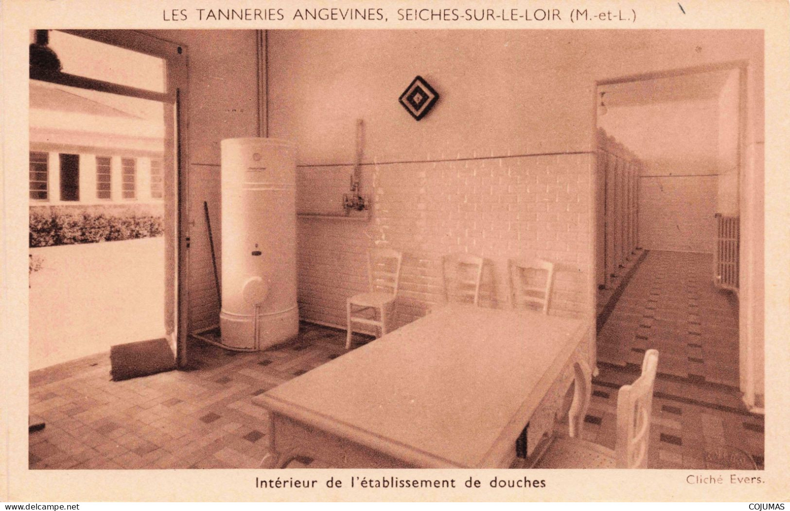 49 - SEICHE SUR LE LOIR - S16929 - Les Tanneries Angevines - Intérieur De L'Etablissement De Douches - L23 - Seiches Sur Le Loir