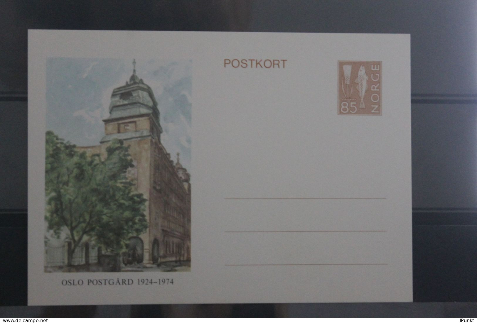 Norwegen Vmtl. 1980; Postkarte 85 ö.; Ansicht Oslo, Ungebraucht - Entiers Postaux