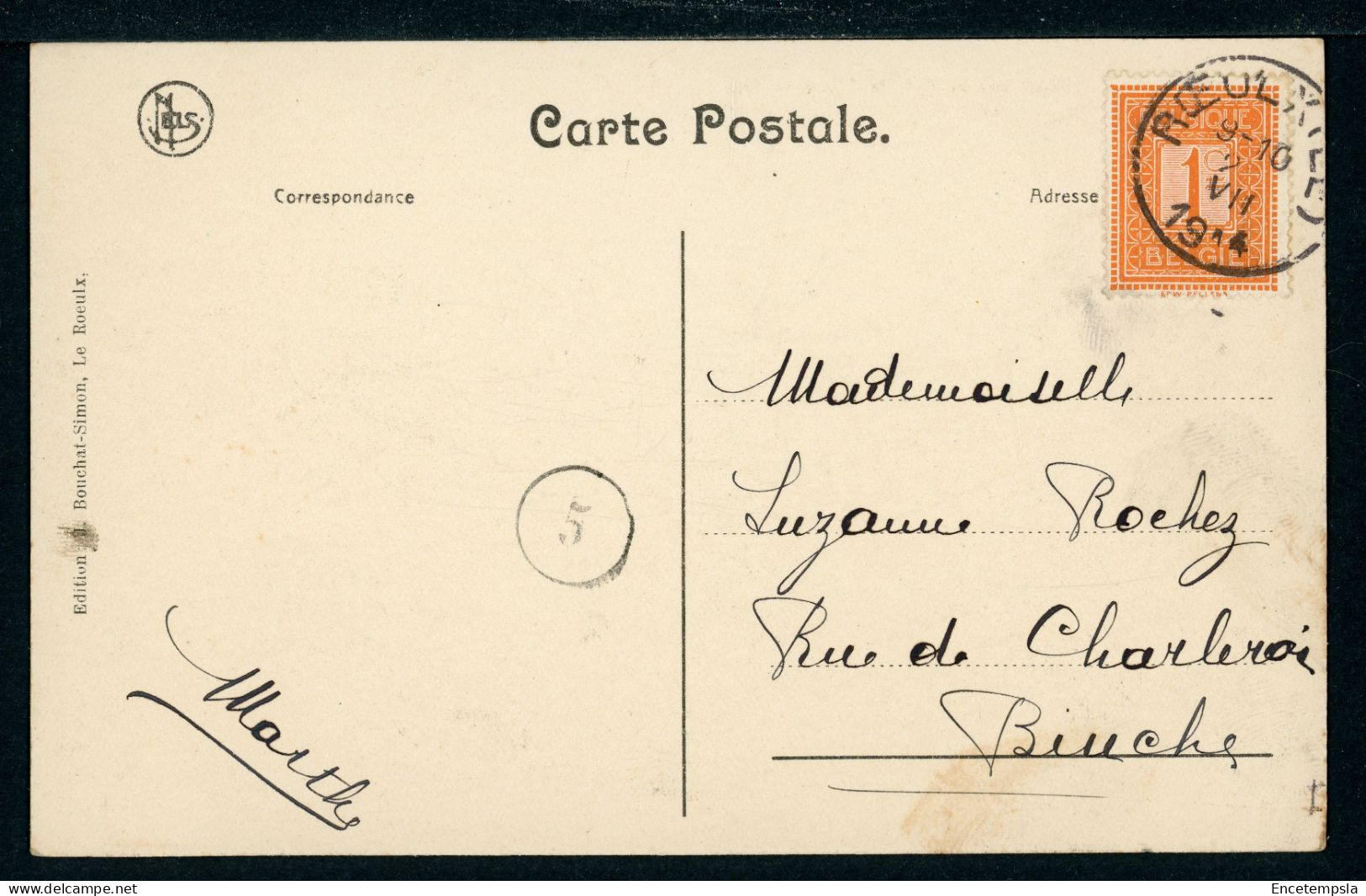 CPA - Carte Postale - Belgique - Le Roeulx - Château De Mgr Le Prince De Croy - 1914 (CP22854OK) - Le Roeulx