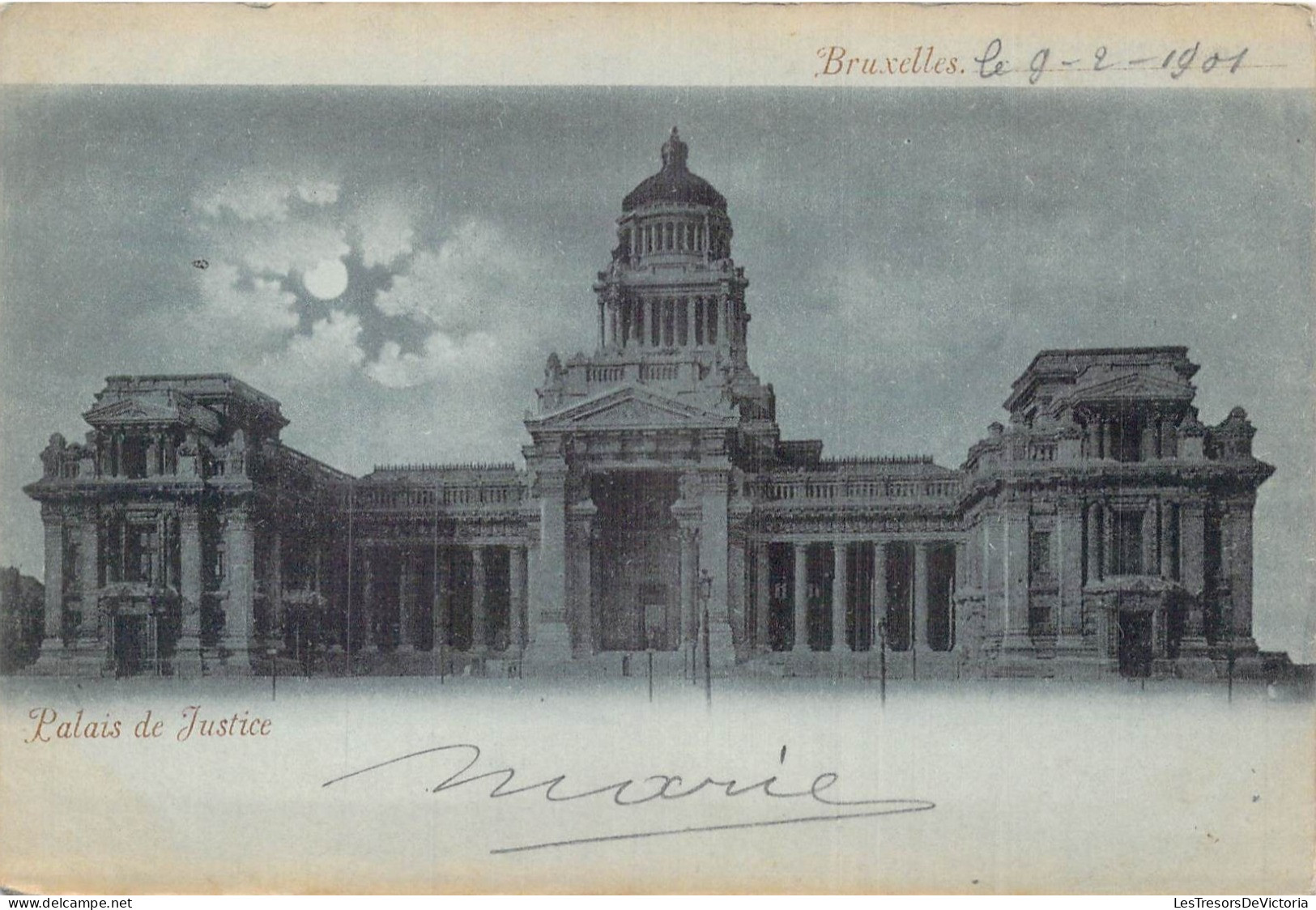 BELGIQUE - Bruxelles - Palais De Justice - Carte Postale Ancienne - Monumenti, Edifici