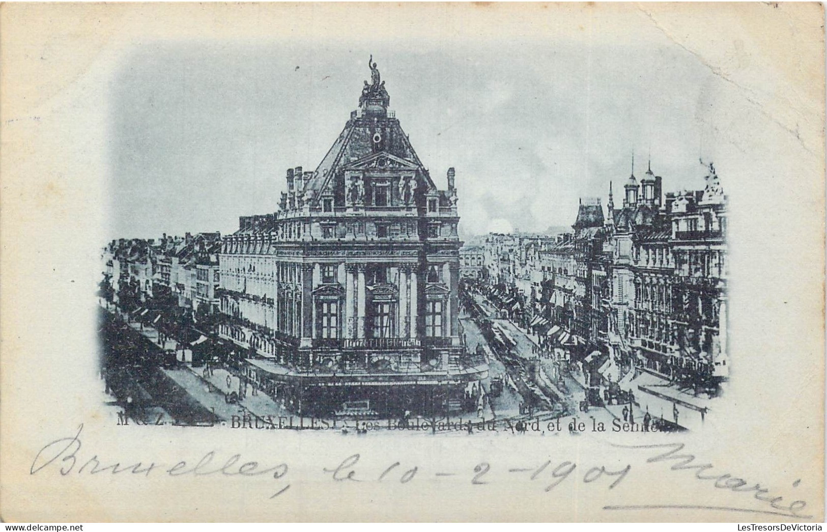 BELGIQUE - Bruxelles - Les Boulevards Du Nord Et De La Senne - Carte Postale Ancienne - Corsi