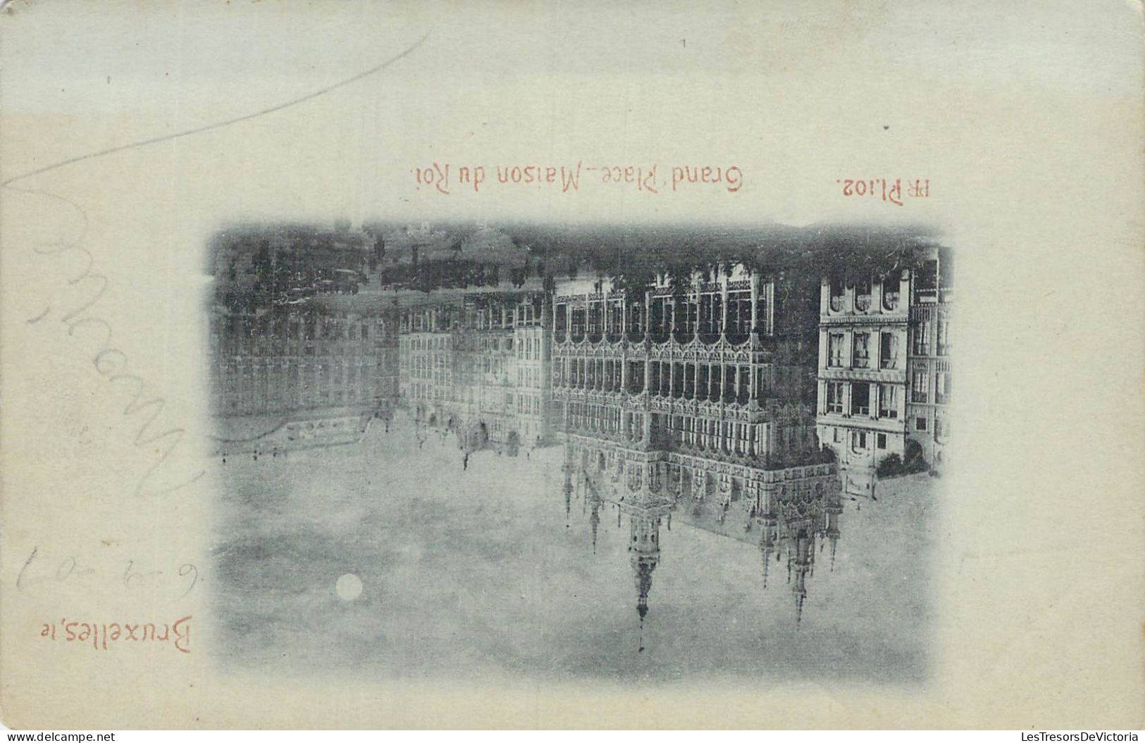 BELGIQUE - Bruxelles - Grand Place - Maison Du Roi - Carte Postale Ancienne - Marktpleinen, Pleinen