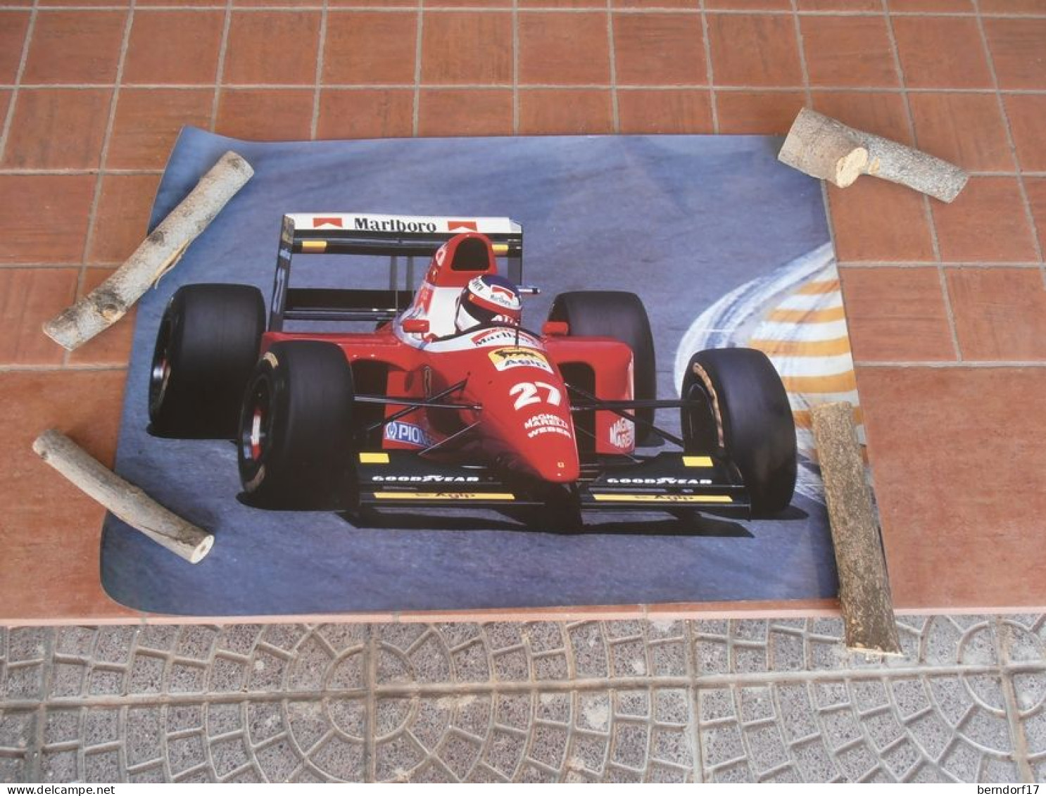 FERRARI CLUB ITALIA  JEAN ALESI (27) 1992 - Autosport - F1