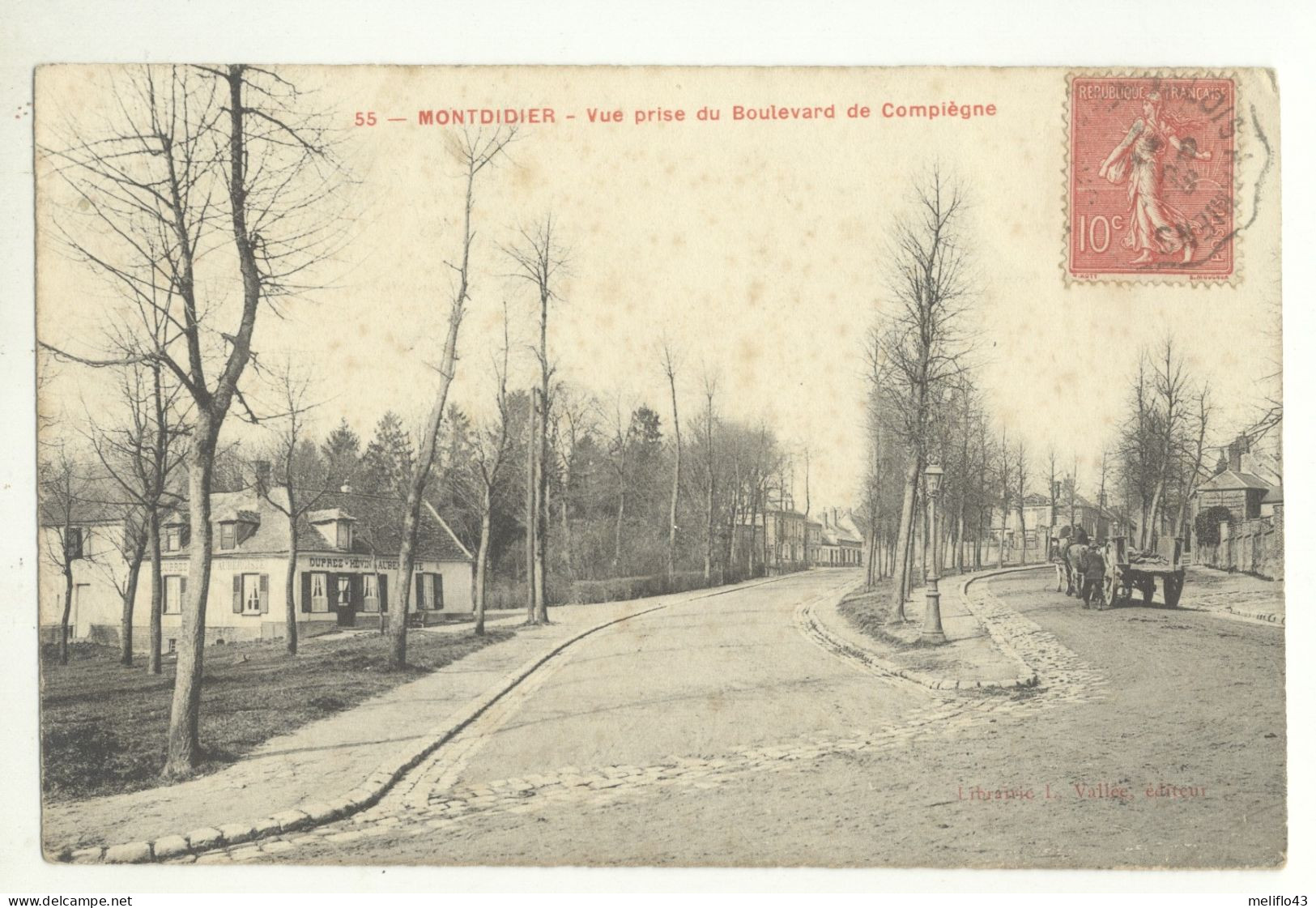 80/CPA - Montdidier - Vue Prise Du Boulevard De Compiegne - Montdidier