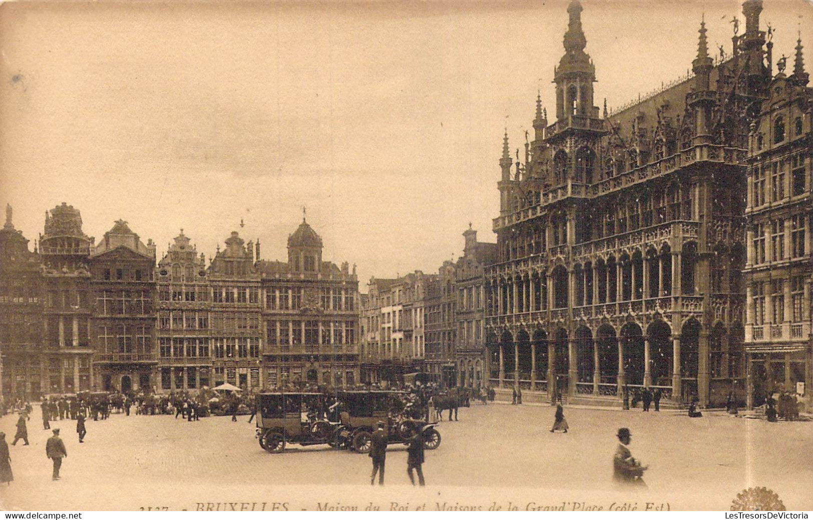 BELGIQUE - Maison Du Roi Et Maisons De La Grand Place - Carte Postale Ancienne - Plazas