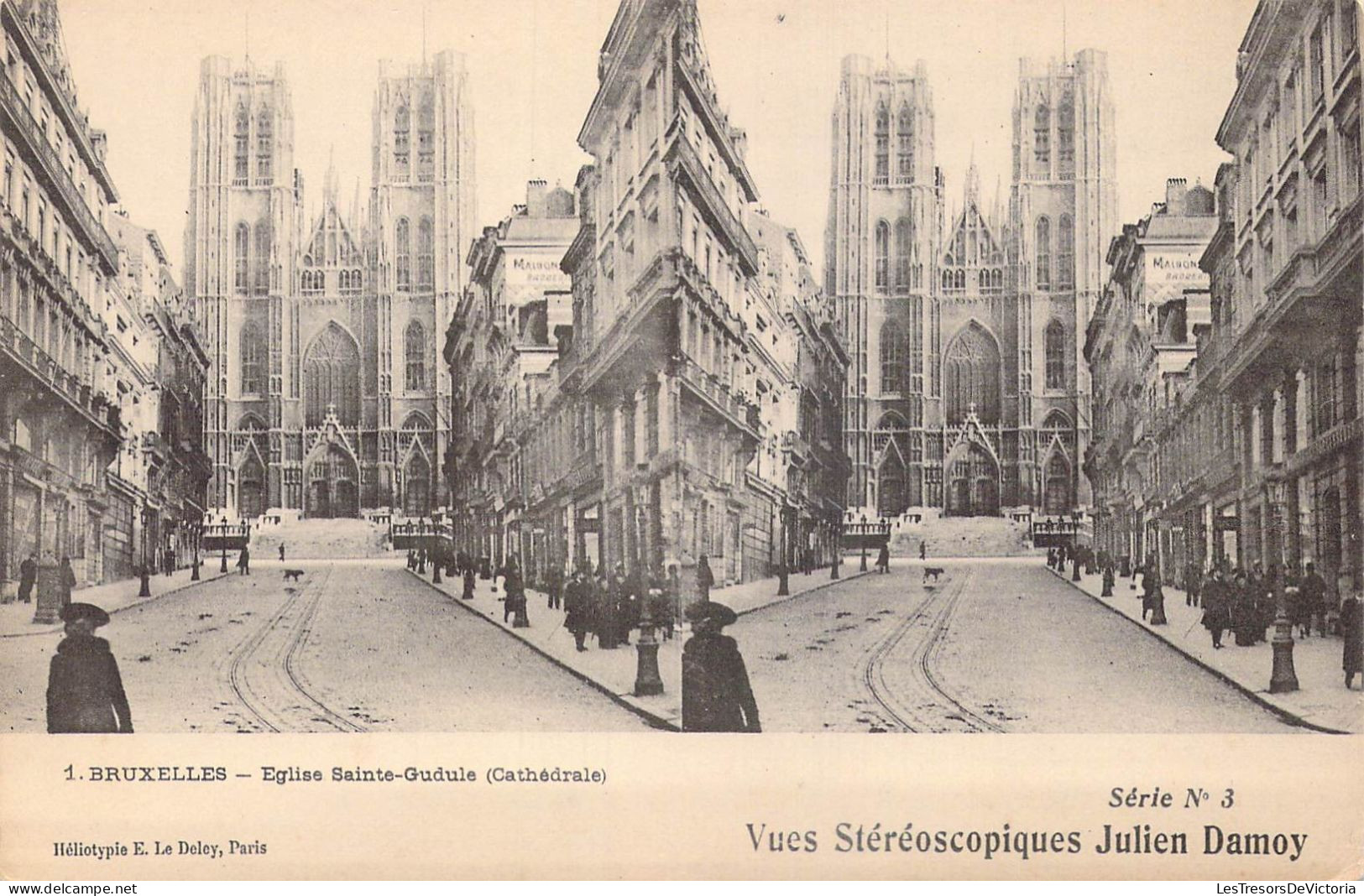 BELGIQUE - L'Eglise Sainte-Gudule - Carte Postale Ancienne - Monumenti, Edifici