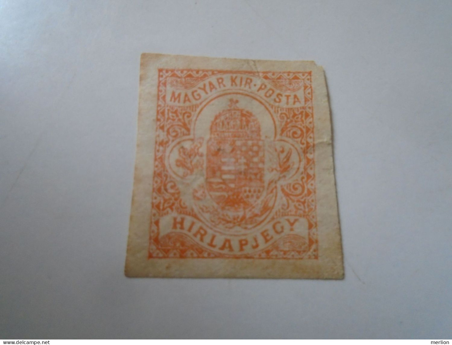 D195524   Hungary - Newspaper   Tax Stamp  Ca 1900  - Hírlapjegy - Giornali