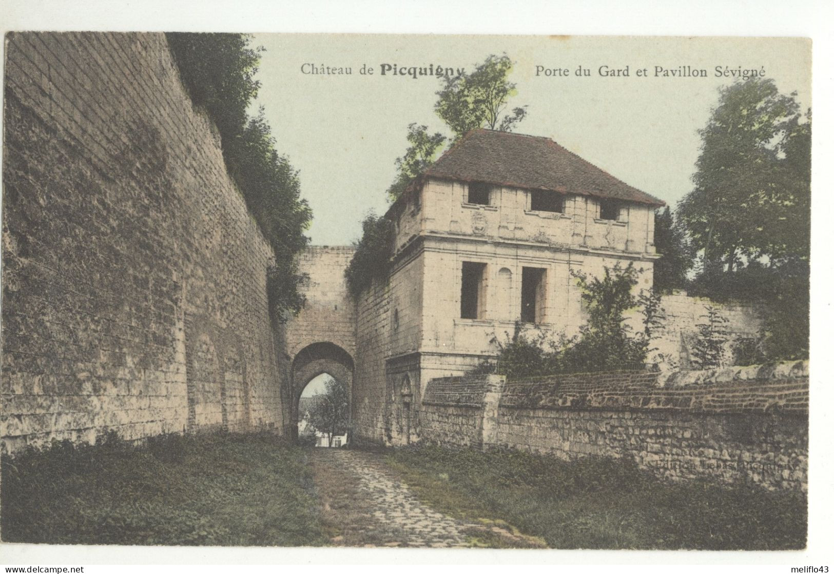 80/CPA - Chateau De Picquigny - Porte Du Gard Et Pavillon Sévignè - Picquigny