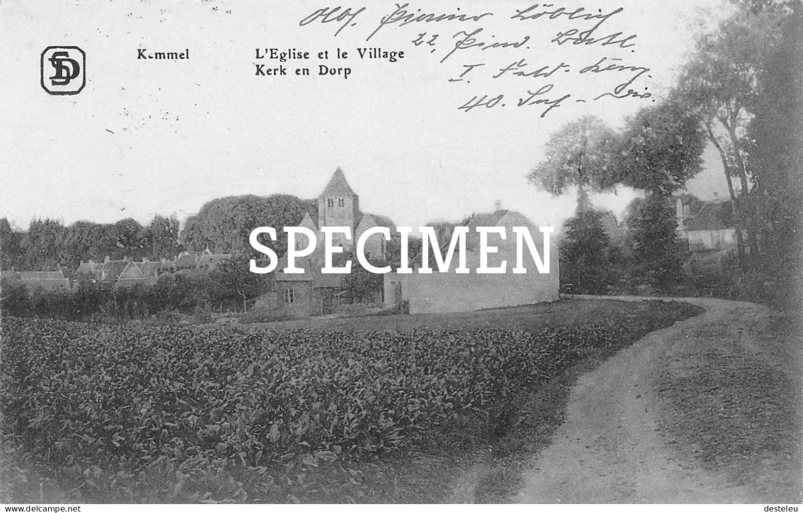 L'Eglise Et Le Village - Kemmel - Heuvelland