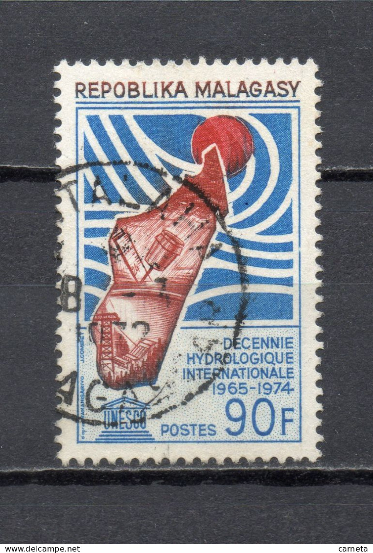 MADAGASCAR   N° 442  OBLITERE   COTE 0.60€   HYDROLOGIE - Madagascar (1960-...)