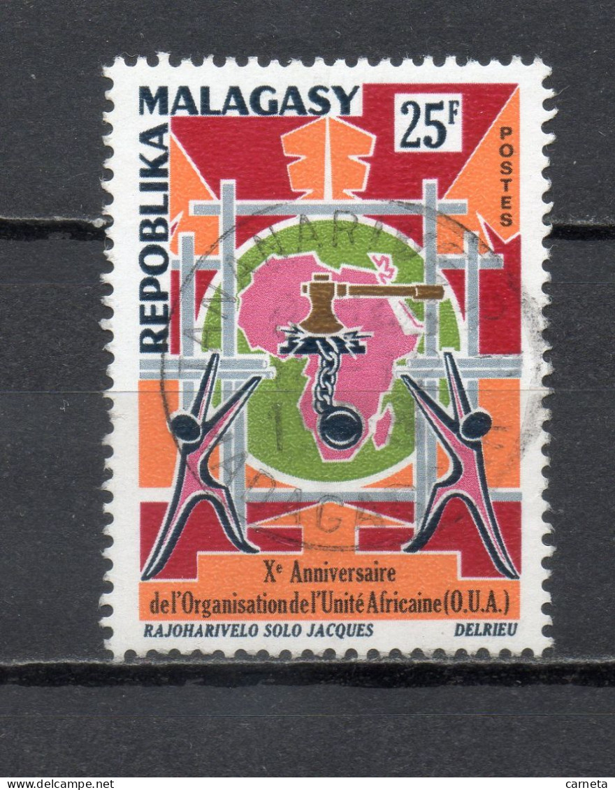 MADAGASCAR   N° 529   OBLITERE   COTE 0.30€     OUA - Madagascar (1960-...)