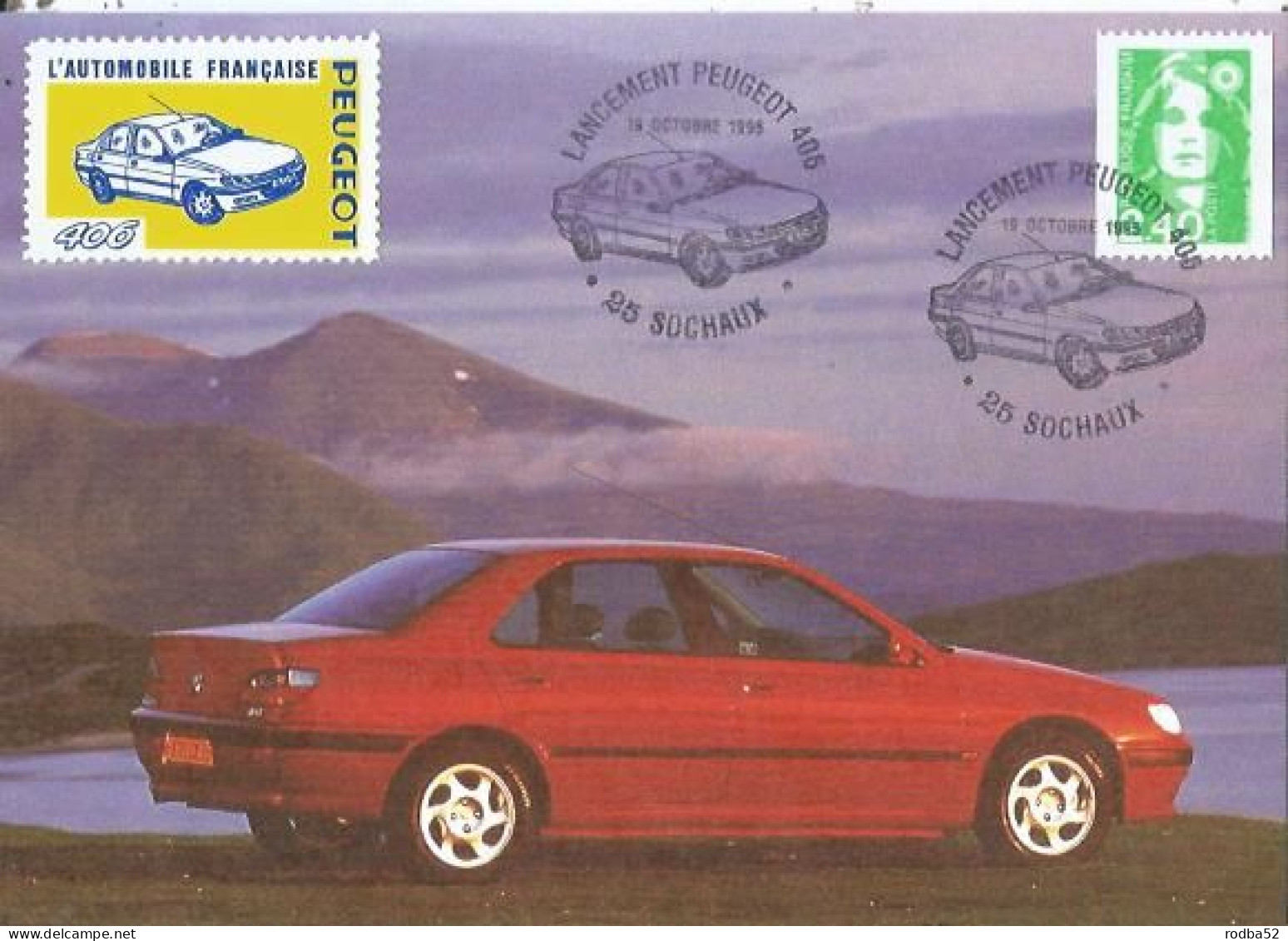 CPM - Sochaux - Lancement De La Peugeot 406 - Année 1995 Poste Peugeot - Sochaux