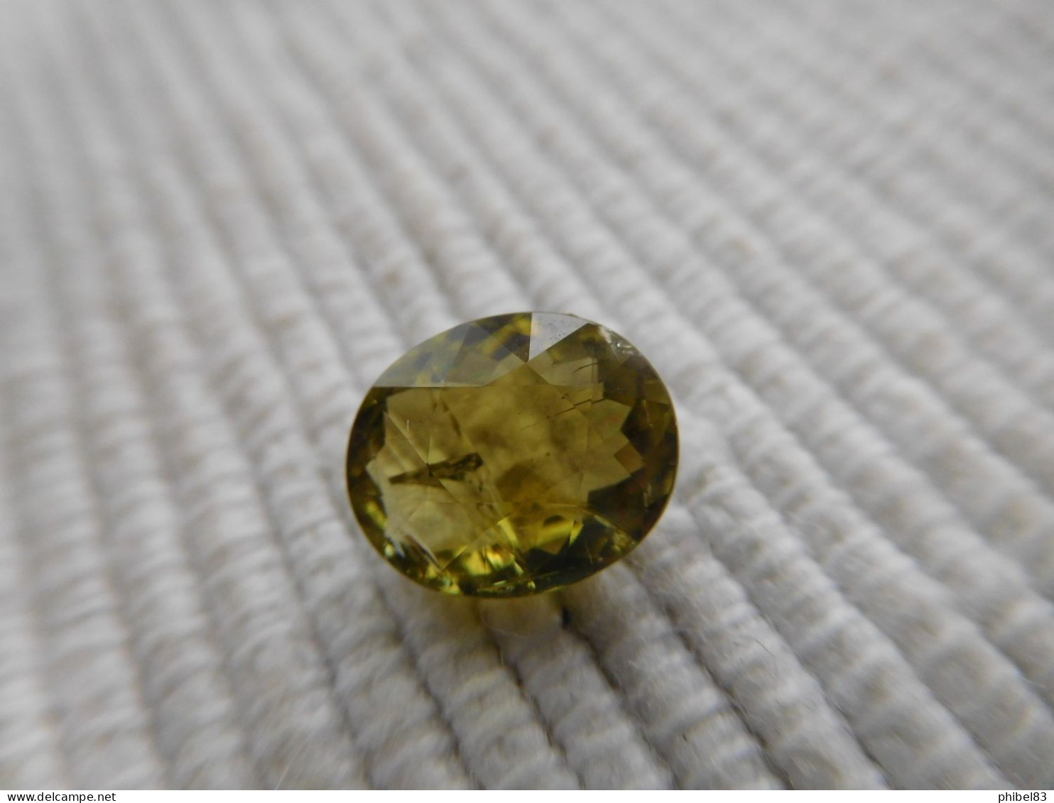 Tourmaline Naturelle Verte, Taille Ovale A Facettes 1.93 Carats. 10 - Turmalingruppe