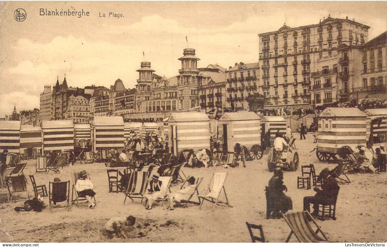 BELGIQUE - Blankenberge - La Plage - Carte Postale Ancienne - Blankenberge