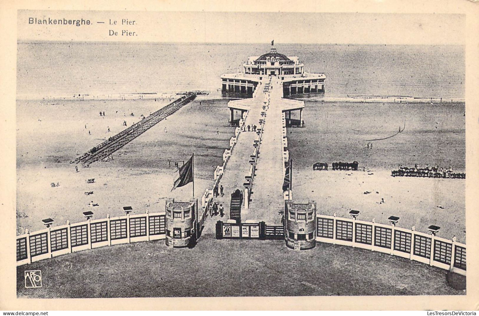 BELGIQUE - Blankenberge - Le Pier - Carte Postale Ancienne - Blankenberge