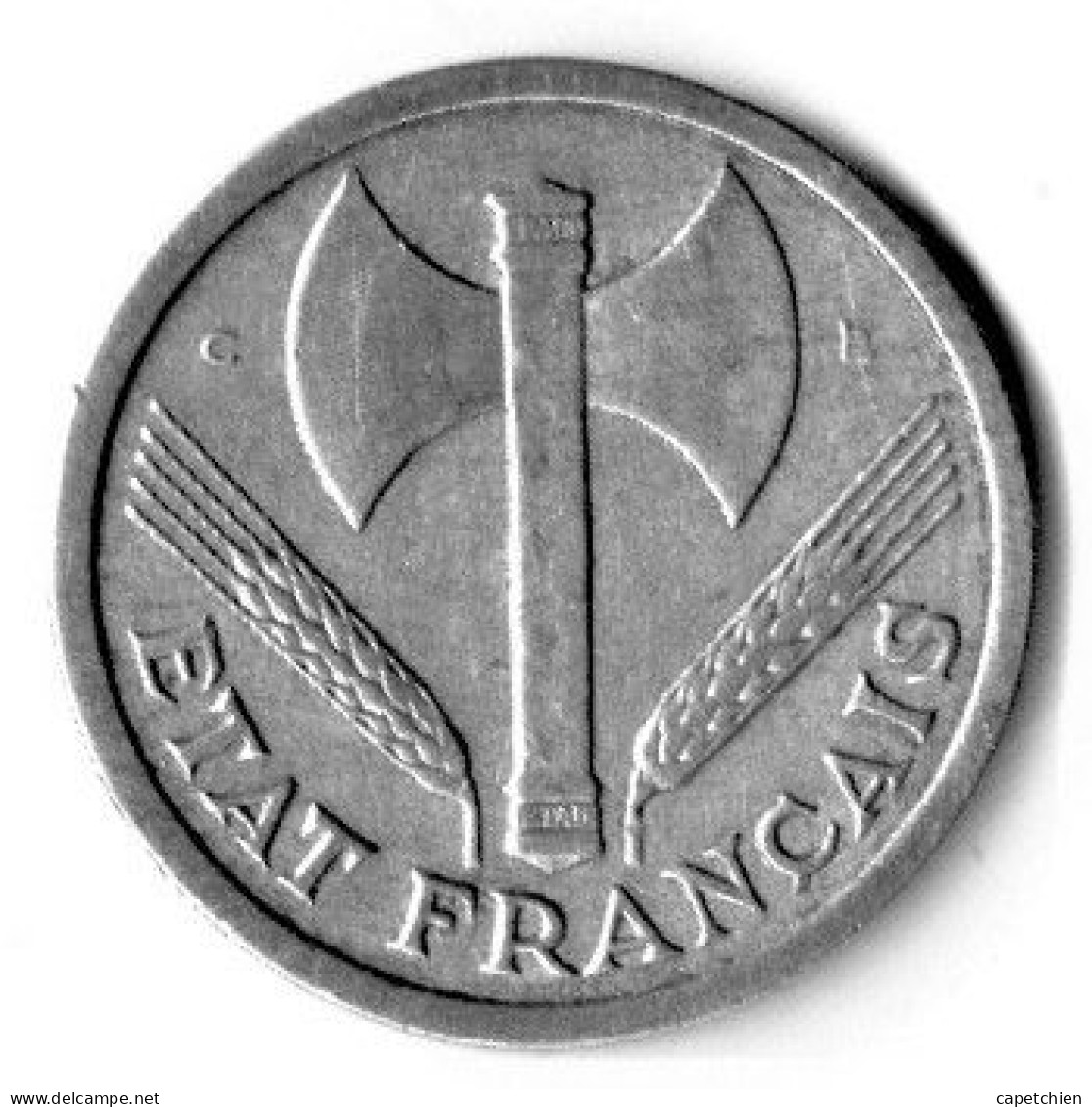 FRANCE / ETAT FRANCAIS / 2 FRANCS BAZOR / 1944 C  / ALU - 2 Francs